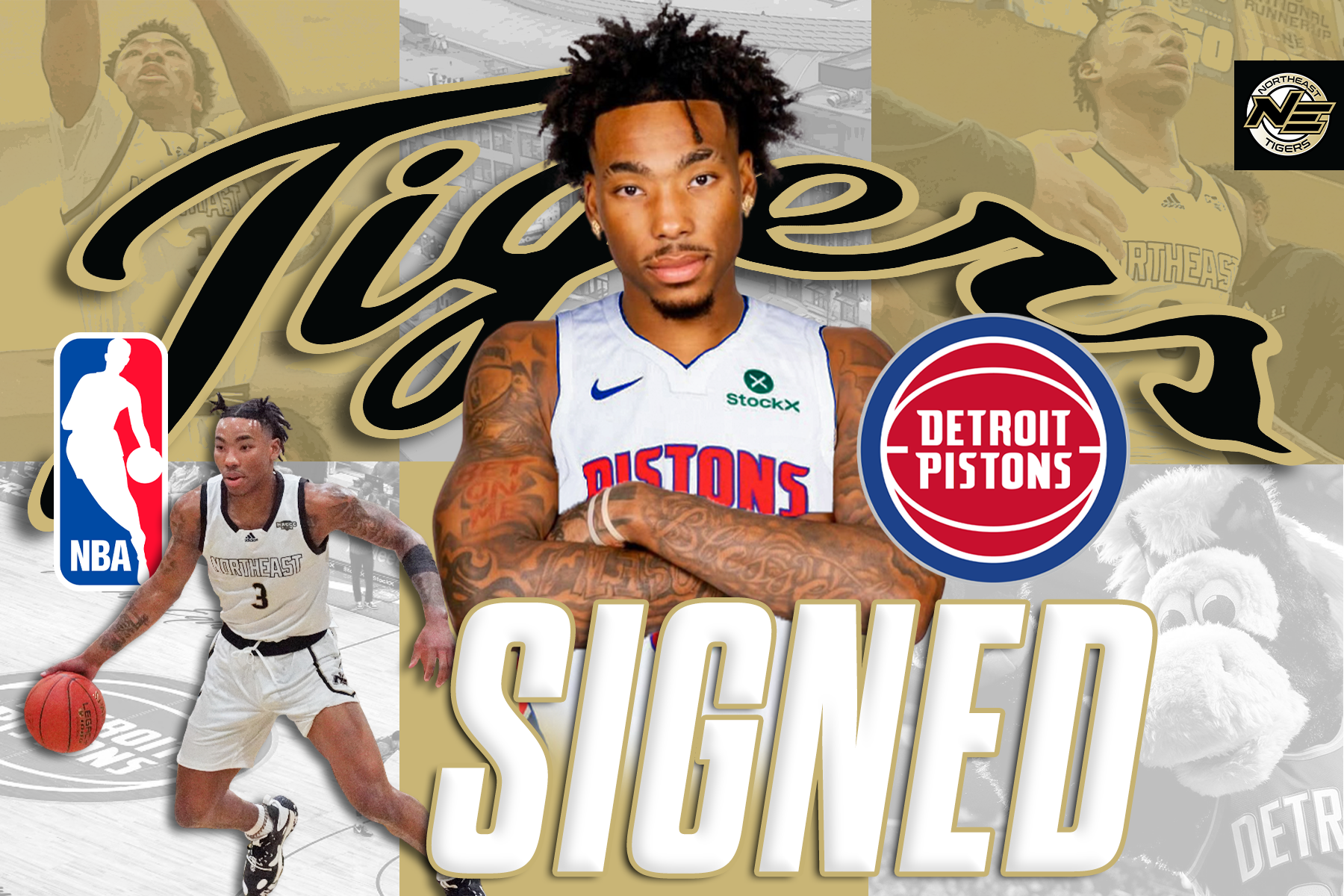 FORMER TIGER COREY STEPHENSON SIGNS WITH DETROIT PISTONS